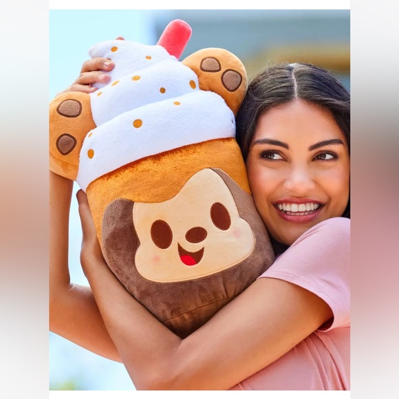 Mickey Mouse Iced Cookie Latte Disney Munchlings Plush – Medium 16'' - Picture 4 of 5